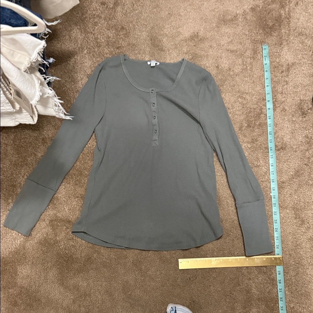 Splendid olive Long Sleeve Top